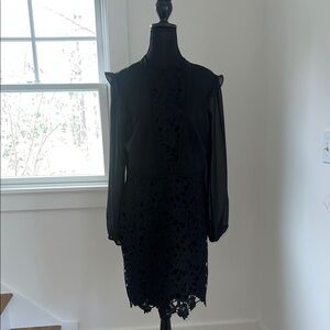 Elegant Black Lace Dress